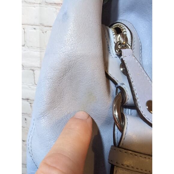 VTG Coach #14336 Hobo Madison Maggie Purple Lavender Leather Shoulder Bag - Picture 7 of 16